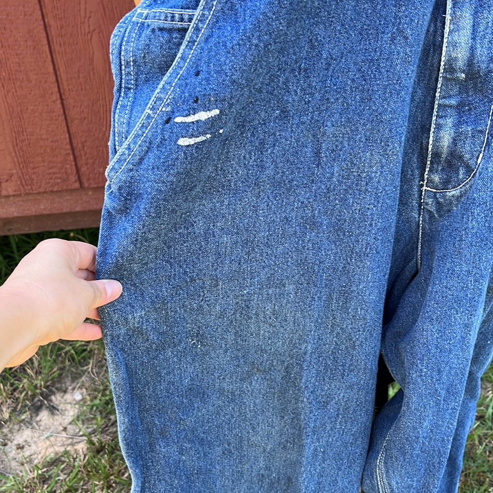 Wolverine Blue Straight-Leg Jeans with Adjustable Straps - Picture 3 of 12